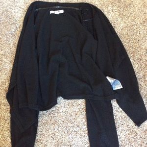 Black DKNY dress sweater girls 10/12 comfortable